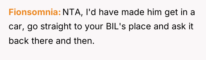 Fionsomnia NTA, I'd have made him get in a car,...