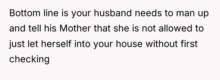 Bottom line is your husband needs to man up and...