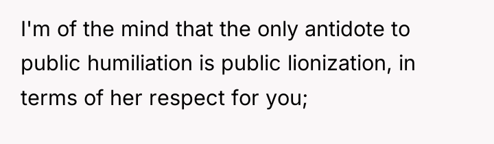 I'm of the mind that the only antidote to public...