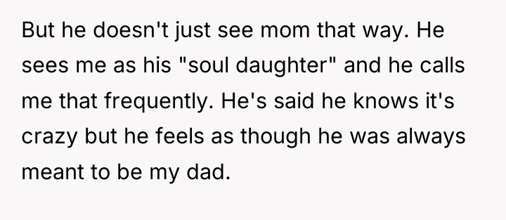 But he doesn't just see mom that way. He sees...