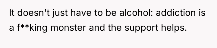 It doesn't just have to be alcohol: addiction is a...