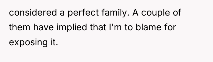 considered a perfect family. A couple of them have implied...