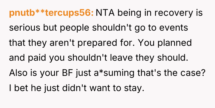 pnutb**tercups56 NTA being in recovery is serious but people shouldn't...
