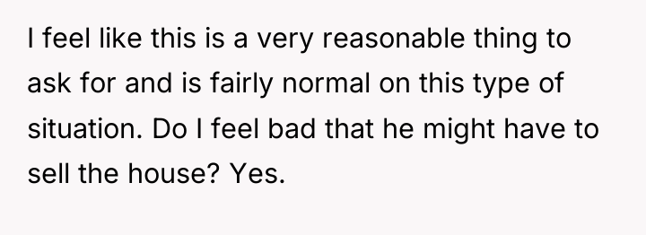 I feel like this is a very reasonable thing to...