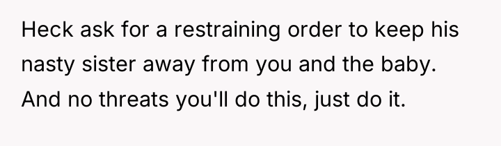 Heck ask for a restraining order to keep his nasty...