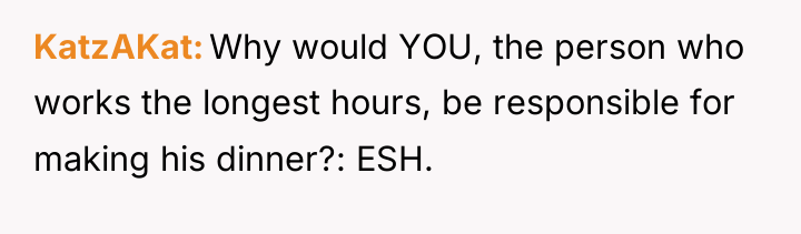 KatzAKat Why would YOU, the person who works the longest...