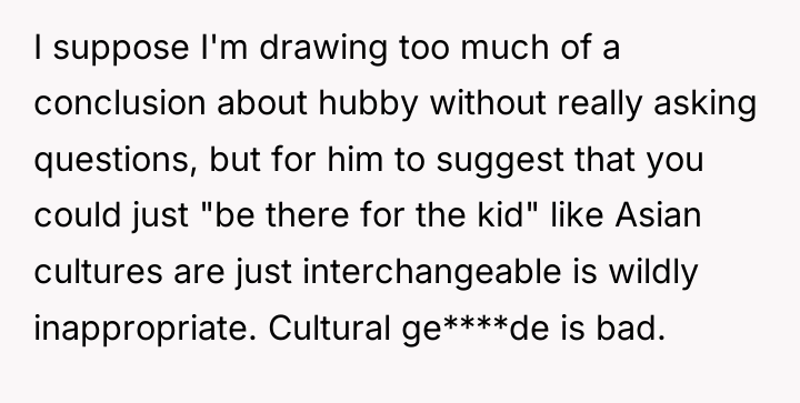 I suppose I'm drawing too much of a conclusion about...