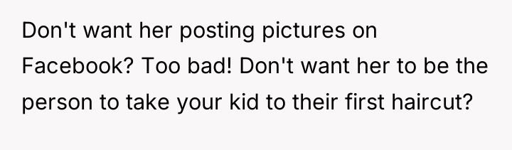 Don't want her posting pictures on Facebook? Too bad! Don't...