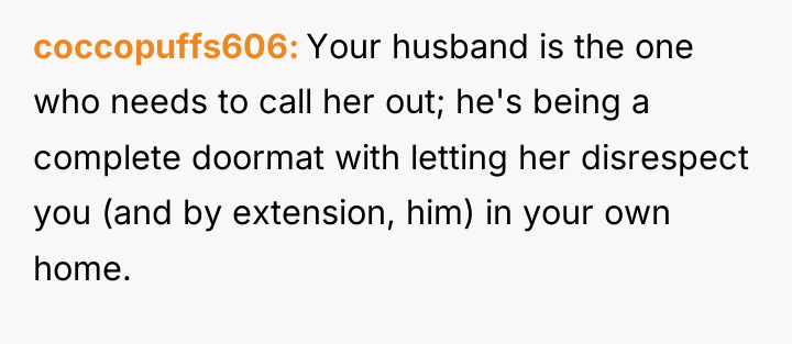 coccopuffs606 Your husband is the one who needs to call...