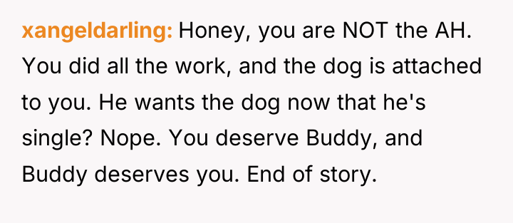 xangeldarling Honey, you are NOT the AH. You did all...
