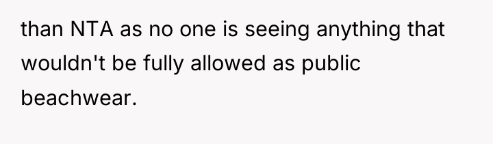 than NTA as no one is seeing anything that wouldn't...