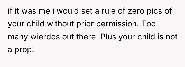 if it was me i would set a rule of...