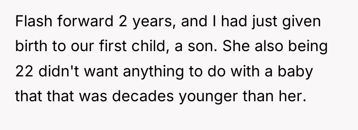 Flash forward 2 years, and I had just given birth...