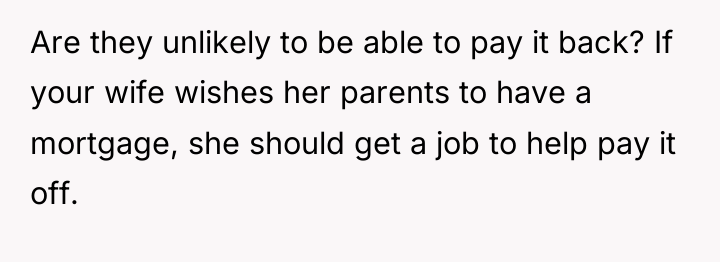 Are they unlikely to be able to pay it back?...