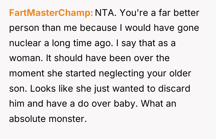 FartMasterChamp NTA. You're a far better person than me because...
