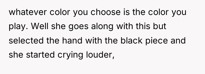 whatever color you choose is the color you play. Well...