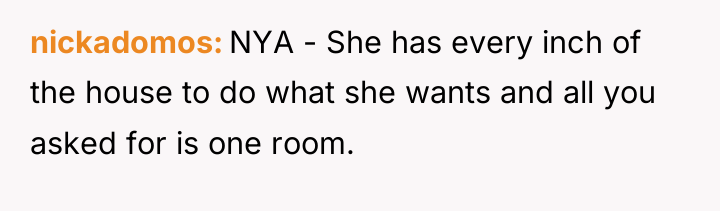 nickadomos NYA - She has every inch of the house...