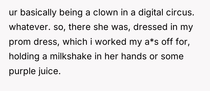 ur basically being a clown in a digital circus. whatever....