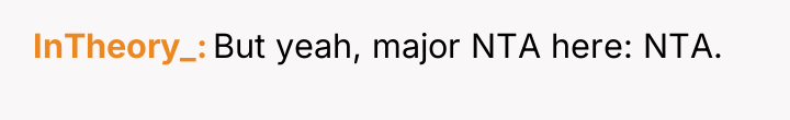 InTheory_ But yeah, major NTA here: NTA.