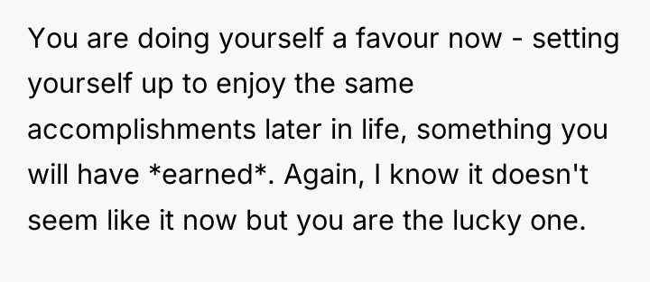 You are doing yourself a favour now - setting yourself...