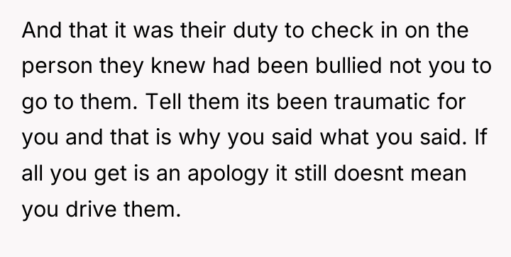 And that it was their duty to check in on...