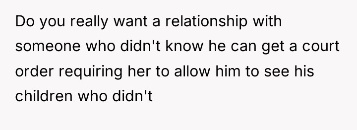 Do you really want a relationship with someone who didn't...