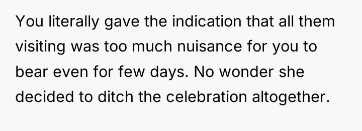 You literally gave the indication that all them visiting was...