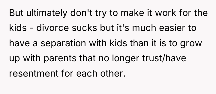 But ultimately don't try to make it work for the...