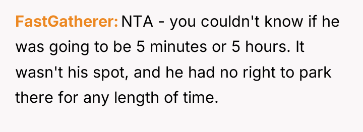 FastGatherer NTA - you couldn't know if he was going...