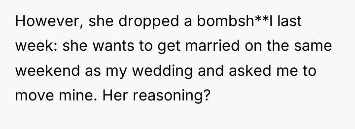 However, she dropped a bombsh**l last week: she wants to...