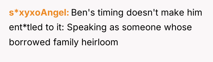 s*xyxoAngel Ben's timing doesn't make him ent*tled to it: Speaking...