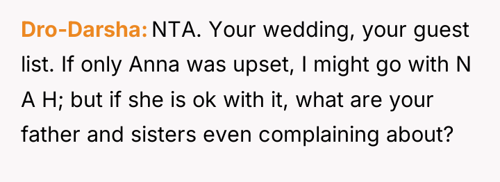 Dro-Darsha NTA. Your wedding, your guest list. If only Anna...
