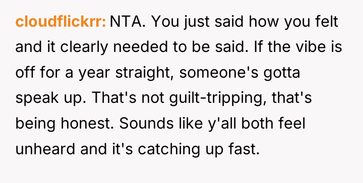 cloudflickrr NTA. You just said how you felt and it...