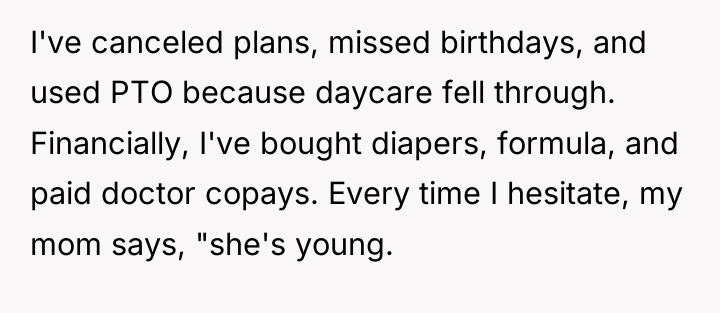 I've canceled plans, missed birthdays, and used PTO because daycare...