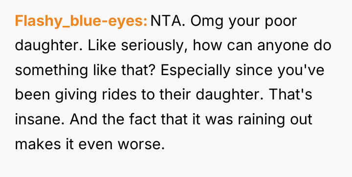 Flashy_blue-eyes NTA. Omg your poor daughter. Like seriously, how can...