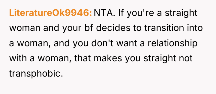 LiteratureOk9946 NTA. If you're a straight woman and your bf...