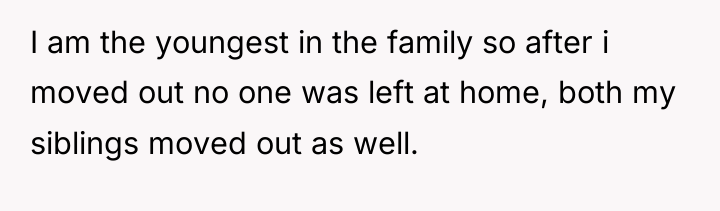I am the youngest in the family so after i...