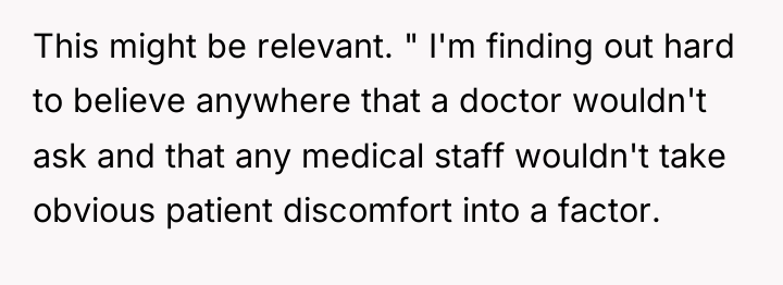 This might be relevant. " I'm finding out hard to...