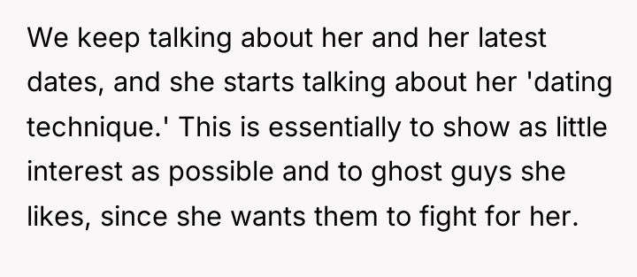 We keep talking about her and her latest dates, and...