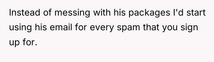 Instead of messing with his packages I'd start using his...