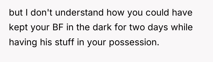but I don't understand how you could have kept your...