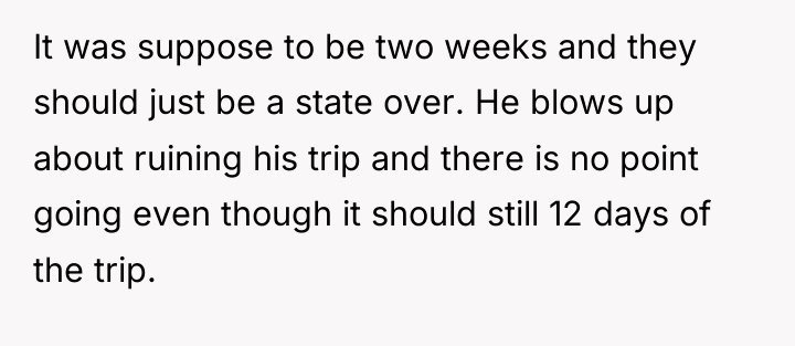 It was suppose to be two weeks and they should...