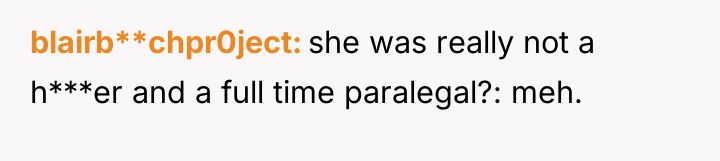 blairb**chpr0ject she was really not a h***er and a full...