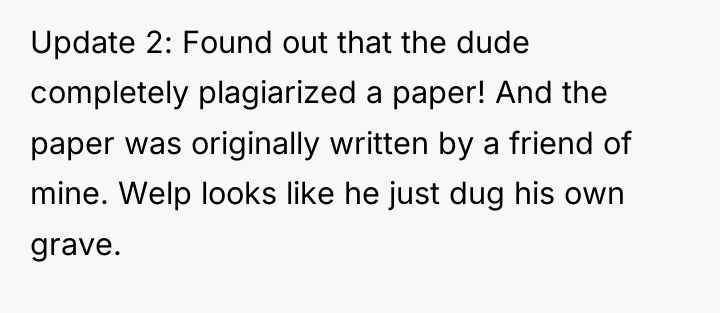 Update 2: Found out that the dude completely plagiarized a...