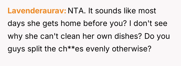 Lavenderaurav NTA. It sounds like most days she gets home...