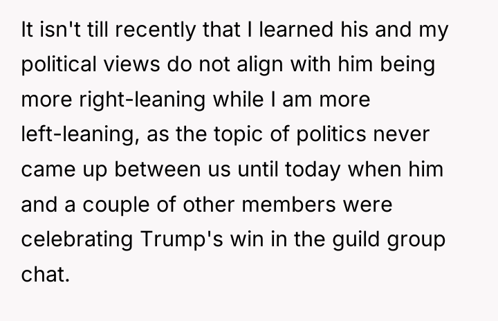 It isn't till recently that I learned his and my...