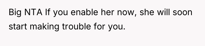 Big NTA If you enable her now, she will soon...