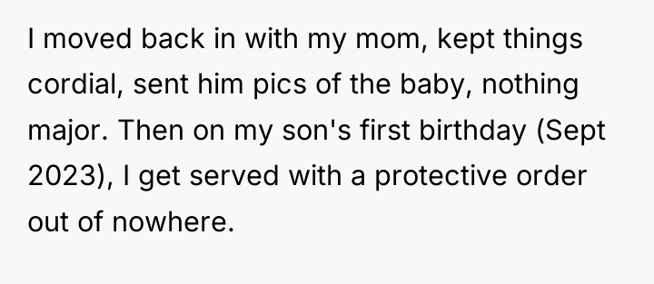 I moved back in with my mom, kept things cordial,...