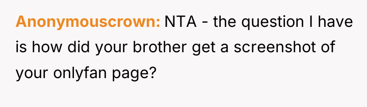 Anonymouscrown NTA - the question I have is how did...