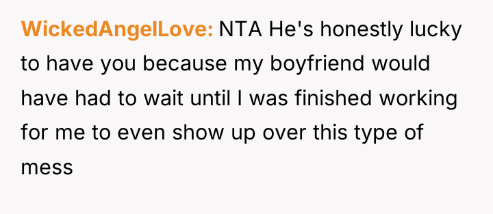 WickedAngelLove NTA He's honestly lucky to have you because my...